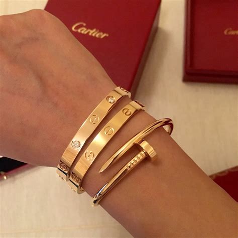 faux cartier bracelet|cartier inspired bracelet real gold.